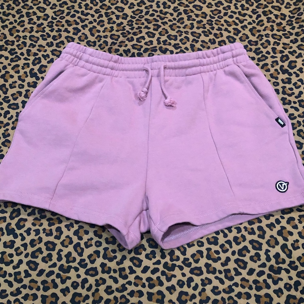 Vans Straightened Out French Terry Rose Hi-Rise Short *Size Small* HP⭐️